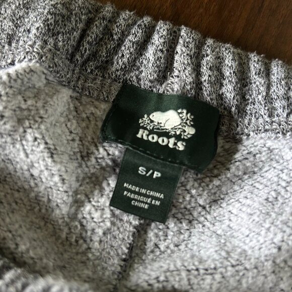 Roots Organic Original Sweatpant Salt & Pepper - Size Small - Picture 2 of 5